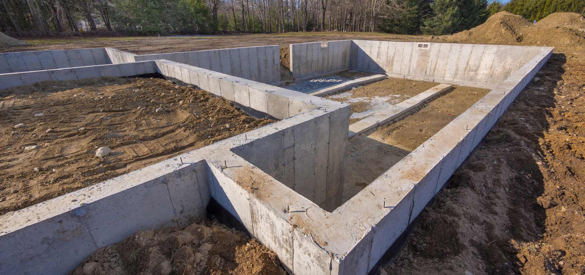 concrete basement foundation