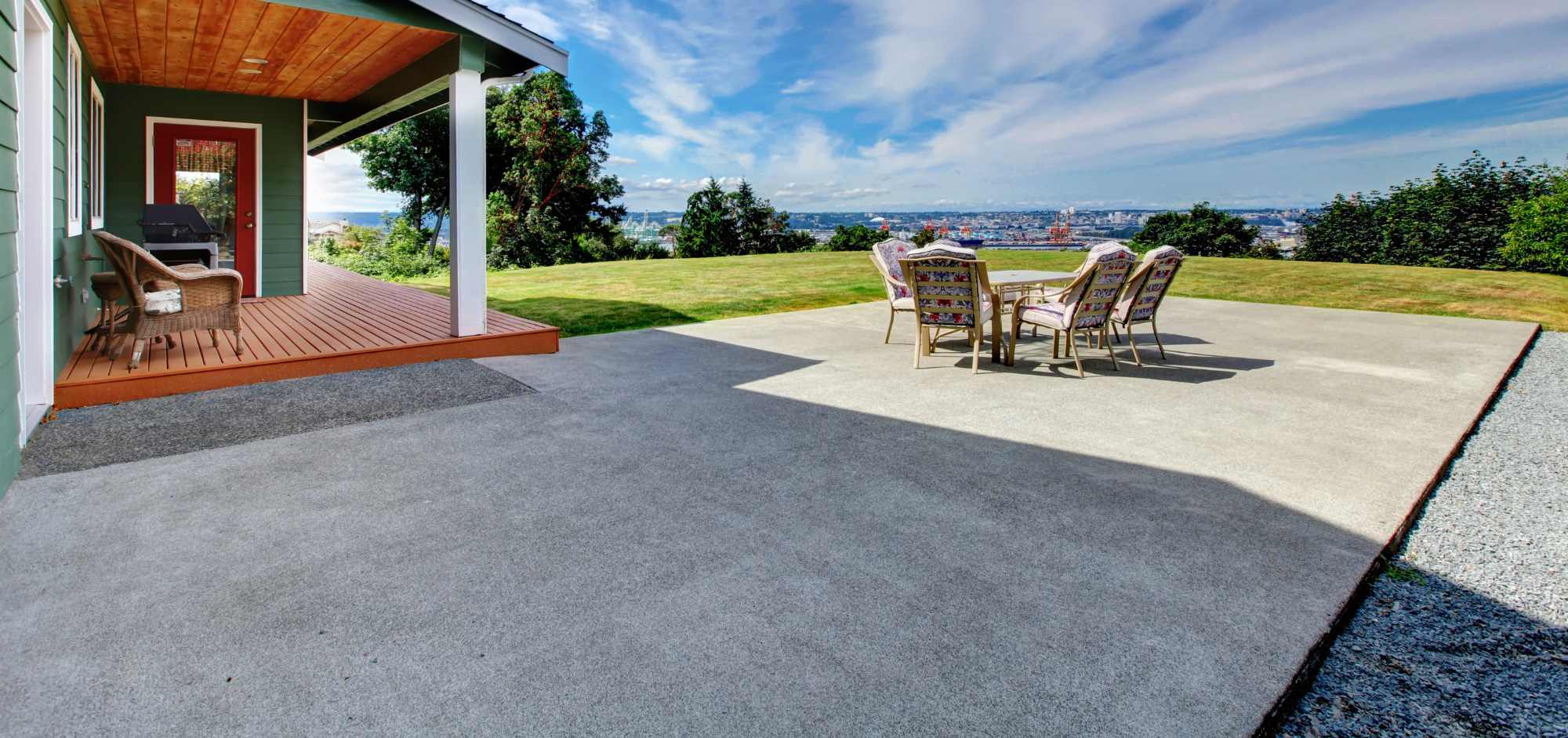 concrete patio slab